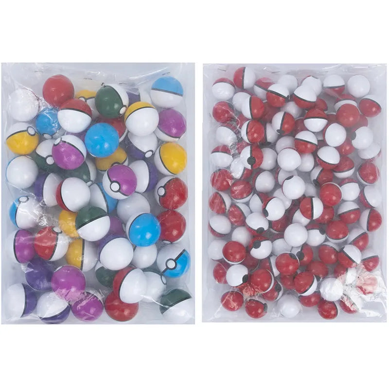 New Style 50Pcs Elf Ball 5CM 100Pcs 3CM Pokemon Anime Action Figure