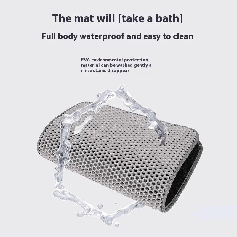 90x60CM Large Cat Litter Mat Waterproof Double Layer Non Slip Litter