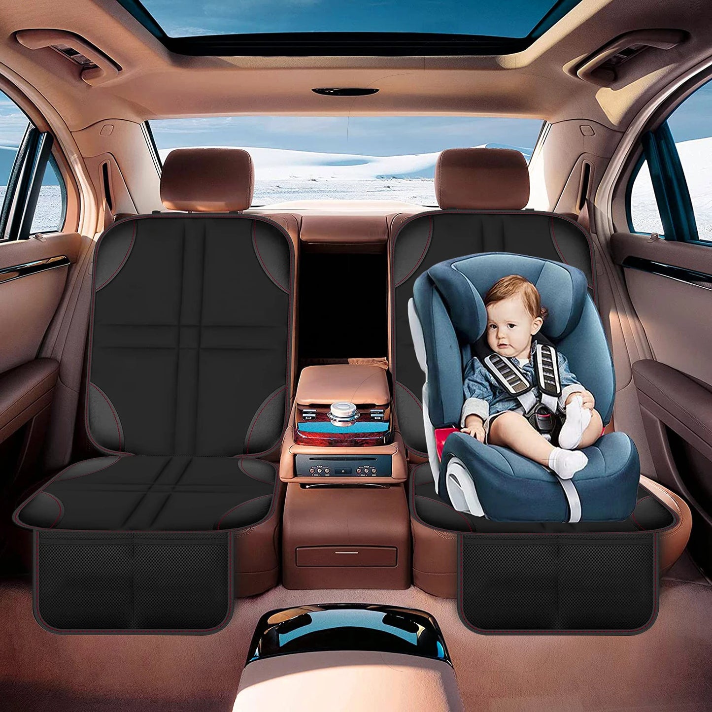 Universal Car Seat Protector for Child Baby Pet Waterproof Non-Slip