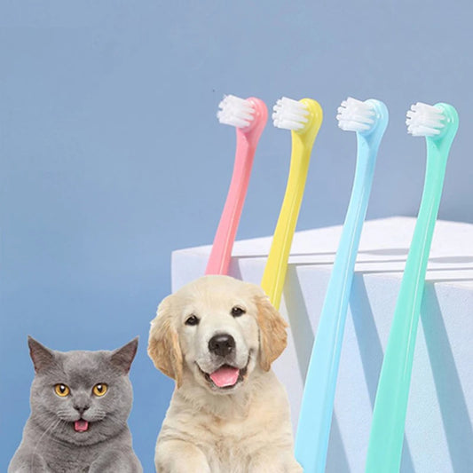 Dog Toothbrush Dog Teeth Cleaning Small Head Brush for Dogs Teeth