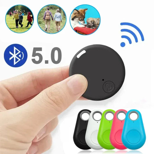 Mini Mobile Bluetooth 5.0 Tracker Anti-Lost Device Round Anti-Lost