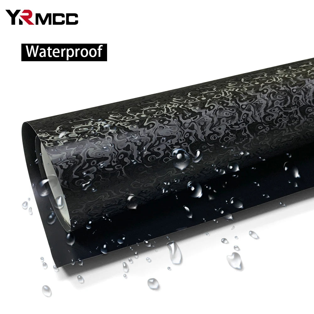 Premium PET Car Carbon Vinyl Film DIY Waterproof Car Stickers Modified