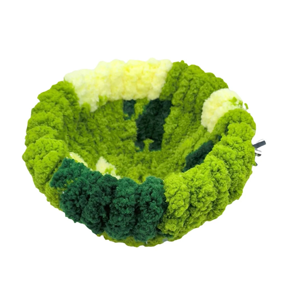 Autumn Winter Warm Cozy Bird Nest Plush Parrot Round Sleeping Bed