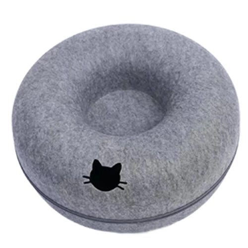 B-Tunnel Donut Cat Bed Interactive Tunnel Pet Felt Indoor Toys Cats