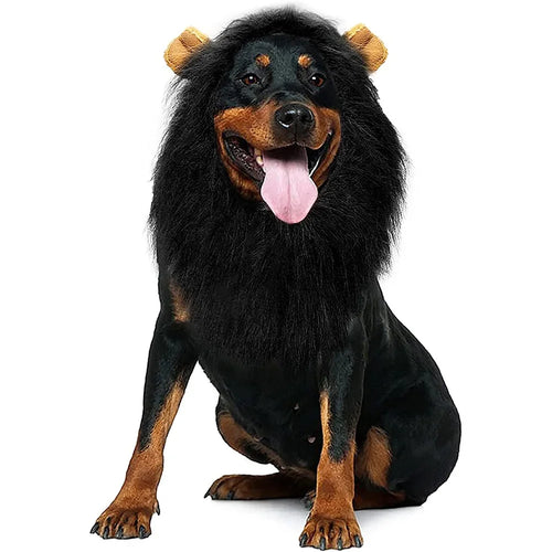 Cute Pet Dog Cosplay Clothes Lion Mane For Dog Costumes Realistic Lion