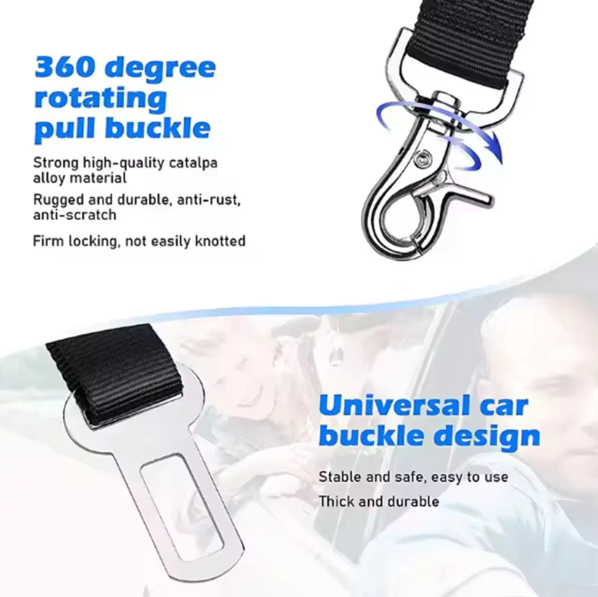 Advanced Dog Car Seat Belt Pet Dog Car Seat Nylon Material Seat Buckle