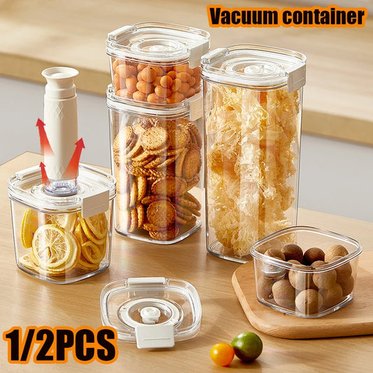 Vacuum Seal Container Coffee Beans Sealed Tank Electric Vacuum Jar