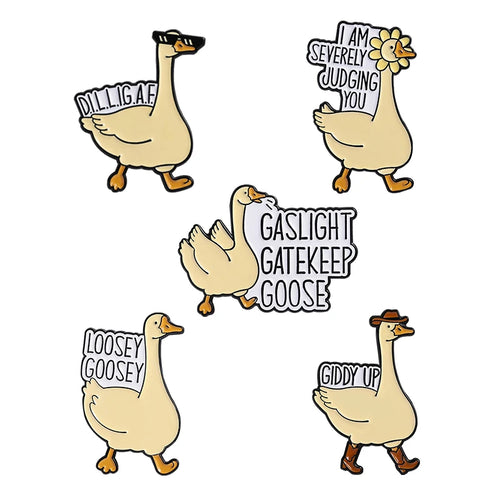 3-10pcs/set Cute Animal Enamel Pins Pet Dogs Raccoon Red Eared Rabbit
