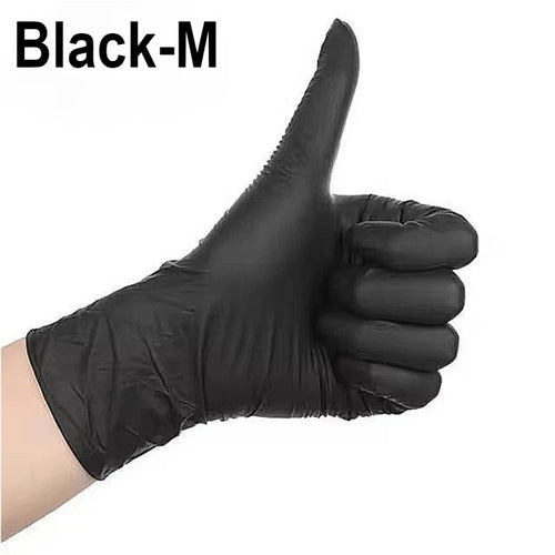 20/50/100PCS Disposable Black Gloves for Home Cleaning Suitable for
