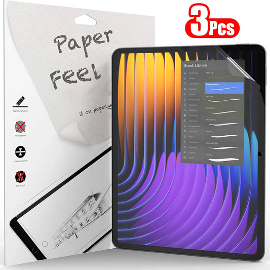 3Pcs Paper Feel Like Screen Protector for Xiaomi Pad 7 Pro 11.2 Xiaomi