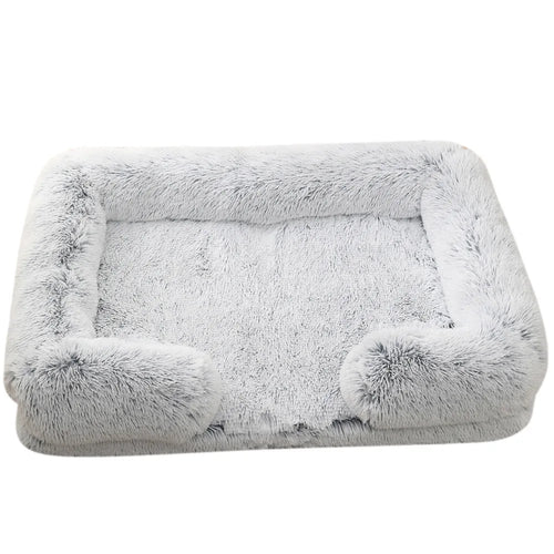 Sofa Dog Bed Plush Pet House Non-slip Cat Mat Thicken Removable Cat
