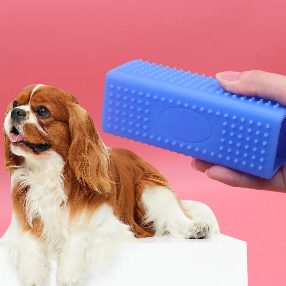Silicone Hollow Rubber Dog Hair Brush Remover Cars Furniture Carpet