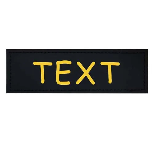 2 PCS Personalized Dog Name Labels Colorful Pattern Pet Harness Custom