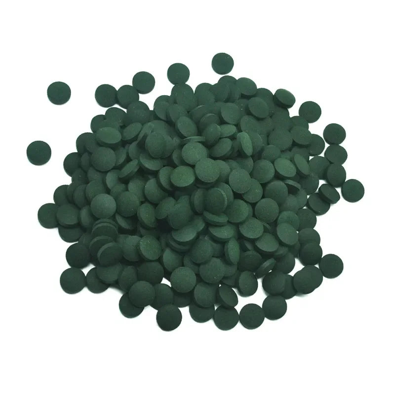 100pcs Spirulina Tablets Enrichment Favorite Pet Food fish crystal red