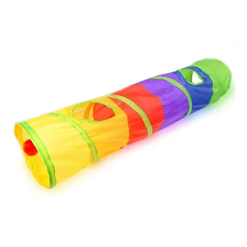 Cat Tunnel Pet Tube Collapsible Play Toy Indoor Outdoor Kitty Puppy