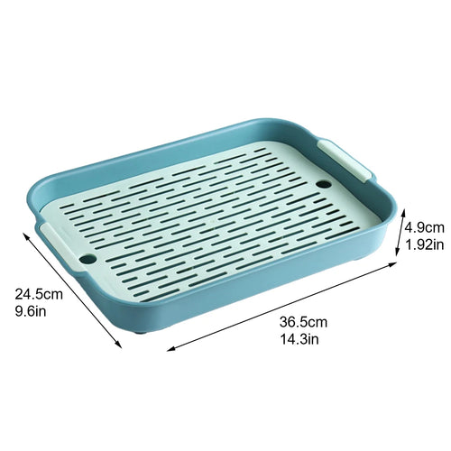Rabbit Litter Box Small Pet Toilet Tray Bunnies Corner Toilet Box For