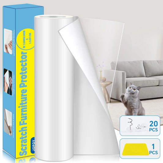 Cat Scratch Deterrent Tape  Furniture Protectors for Cats Transparent