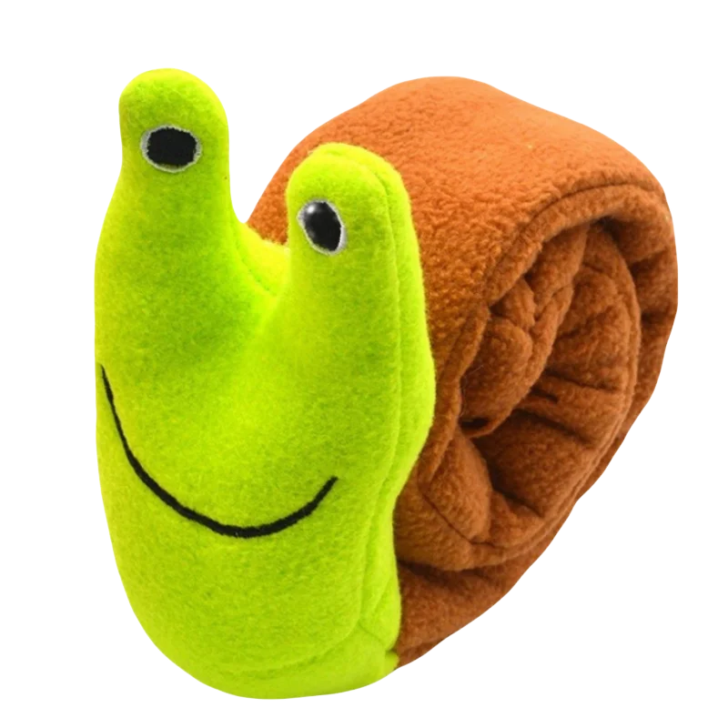 Dog Puzzle Feeder Interactive Toy Indestructible Plush Sound Squeak