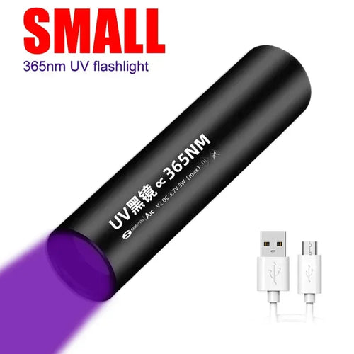 USB Rechargeable UV Flashlight For Pet Urine Detection Resin Cured