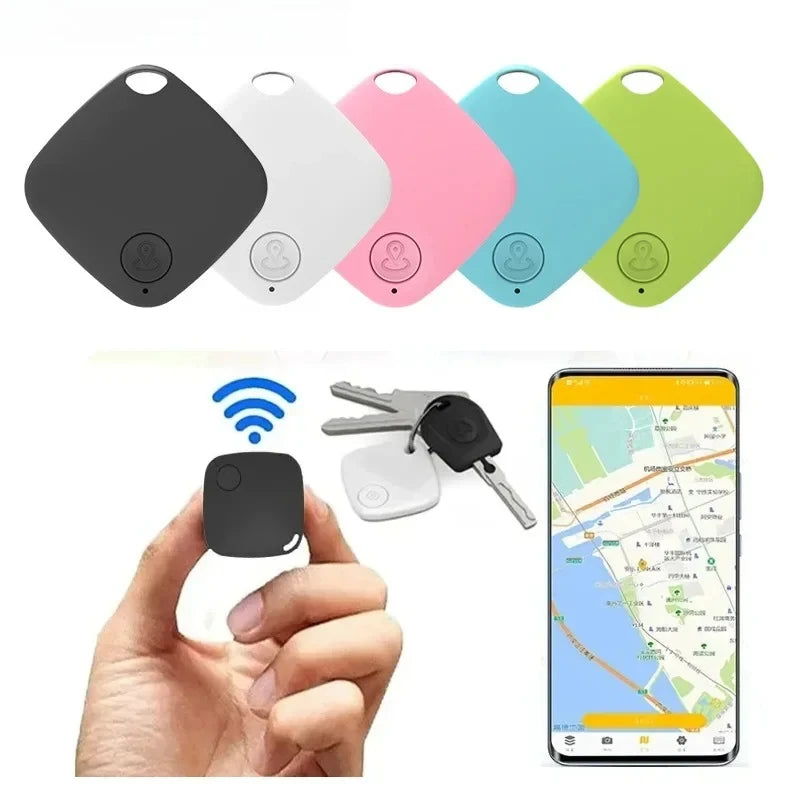 HOMEFISH Mini Bluetooth 5.0 Tracker AntiLost Device Round Pet Kids Bag