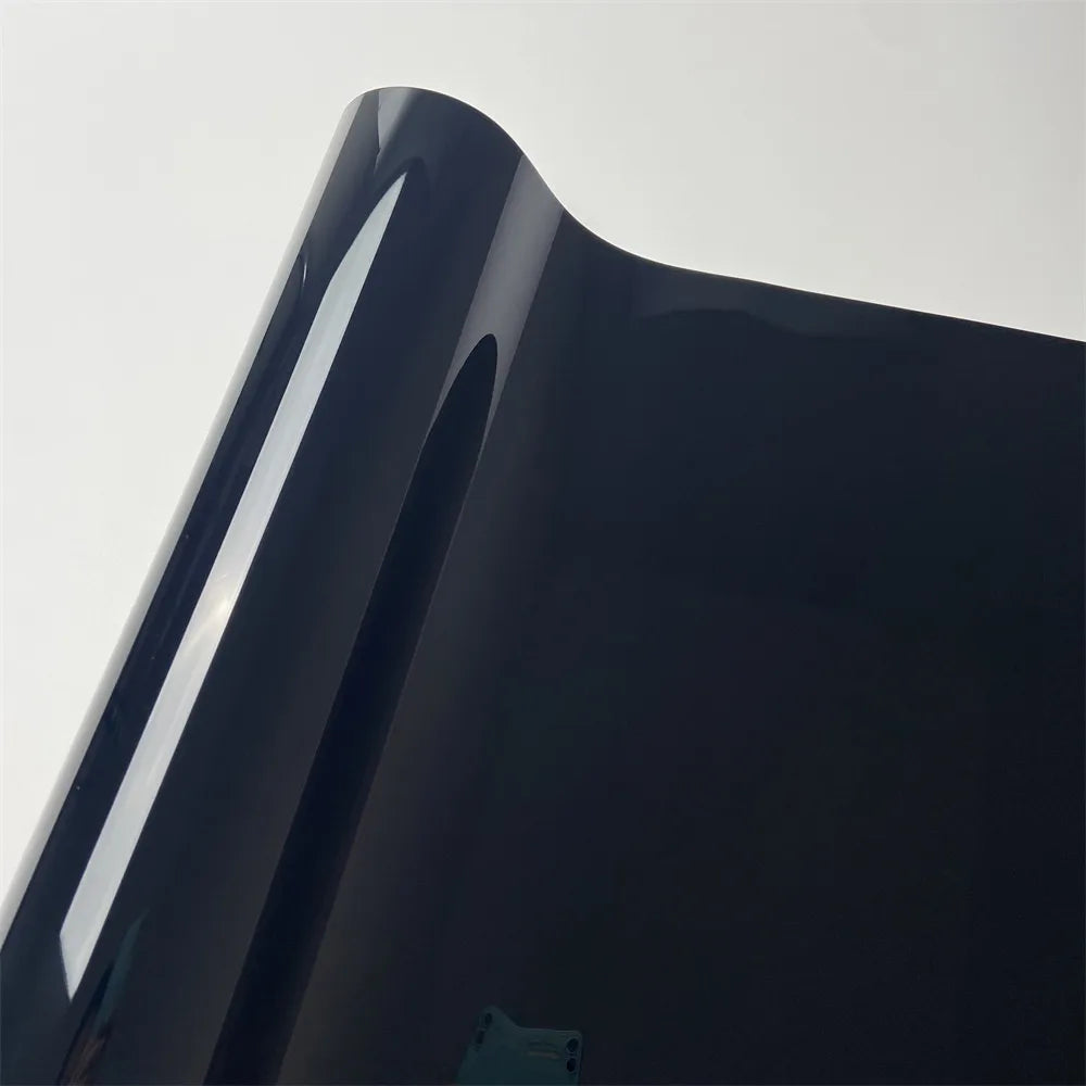 Premium PET Glossy Piano Black Vinyl Car Wrap Film Sticker Air Bubble