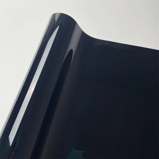 Premium PET Glossy Piano Black Vinyl Car Wrap Film Sticker Air Bubble