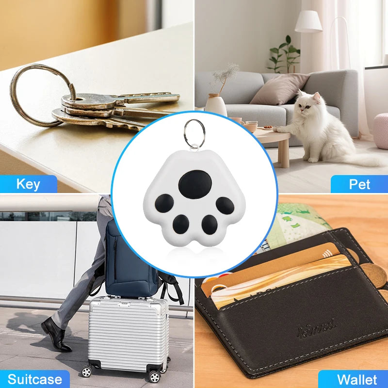 Mini GPS Tracker Key Kids Bag Finder Dog Cat Pet Locator Smart