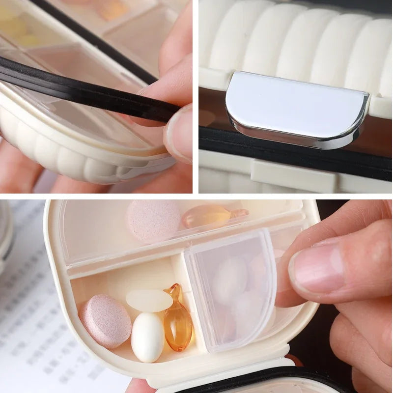 Weekly Pill Organizer Box 7 Day Portable Medicine Storage Case