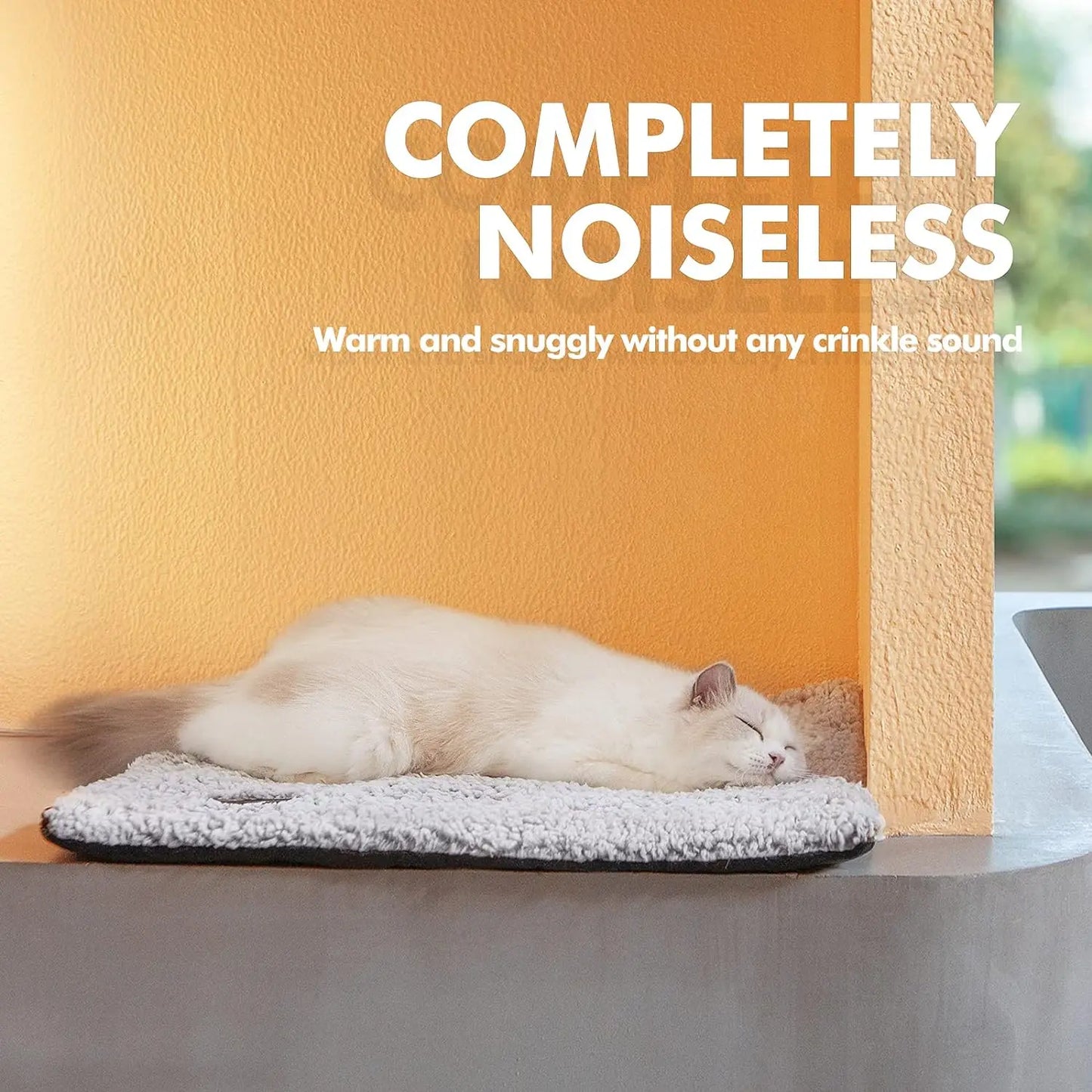 Self-Heating Pet Mat, Super Soft Aluminum Film Dog Mattress For