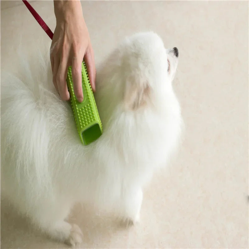 Silicone Hollow Rubber Dog Hair Brush Remover Cars Furniture Carpet