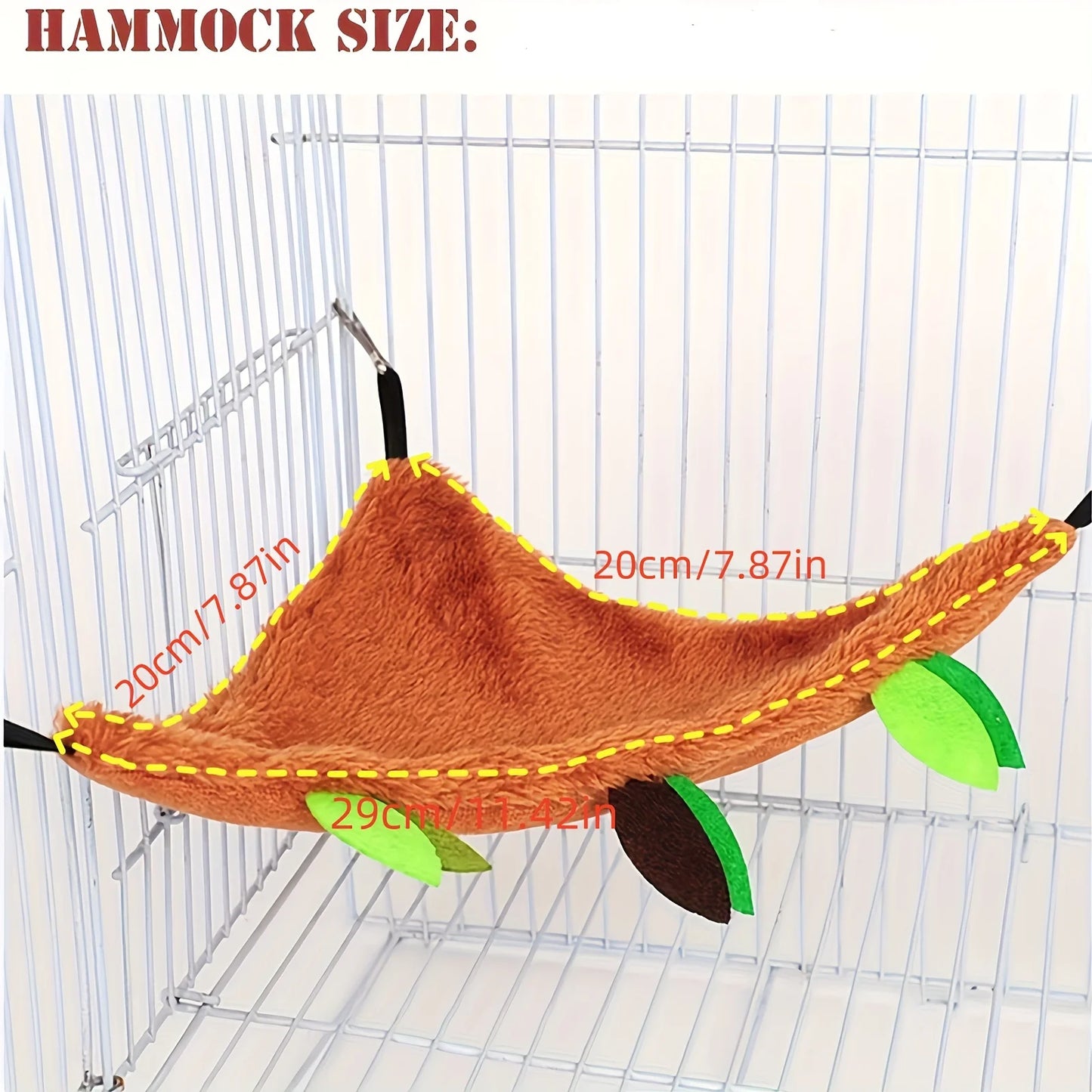 5pcs/set Plush Cotton Hamster Hammock Round Swing for Rats Rodent
