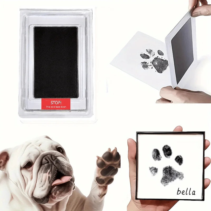 Pet Paw Print Commemorative Ink Pad Dog or Cat Pet Owner Keepsake DIY