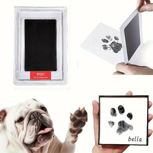 Pet Paw Print Commemorative Ink Pad Dog or Cat Pet Owner Keepsake DIY