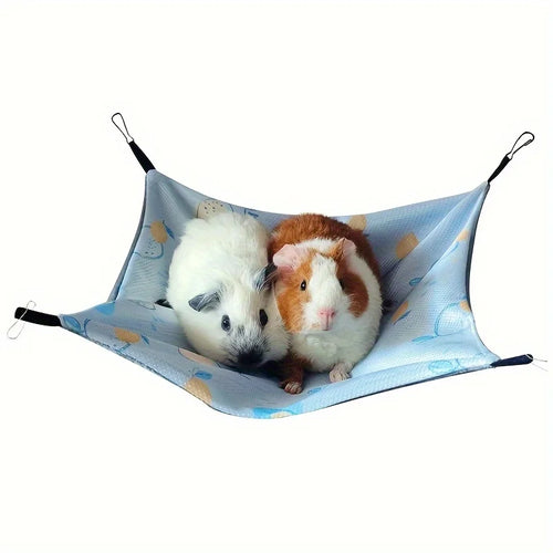 Double-Sided Hammock Guinea Pig Breathable Summer Hammock with Sling