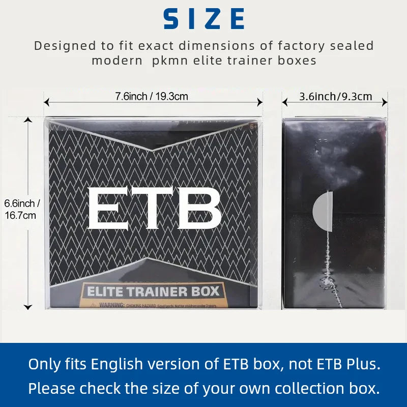 5/10 Packaging: PET plastic ETB protective cover suitable for elite