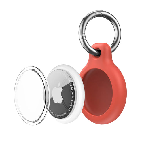 Waterproof Cover for Apple Airtag Holder Keychain with Anti-Lost