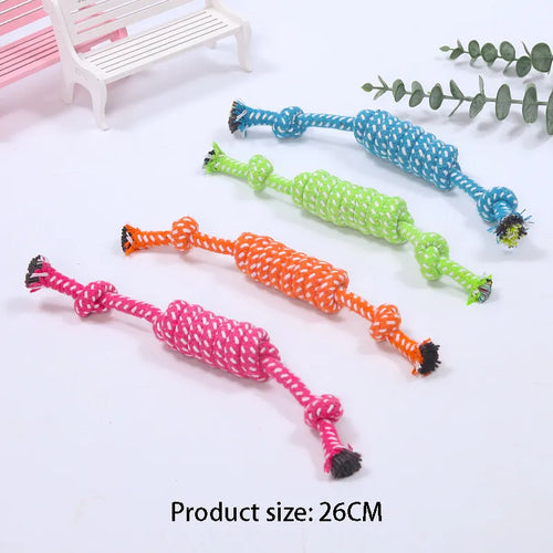 Interactive Cotton Rope Mini Dog Toys Ball for Dogs Accessories