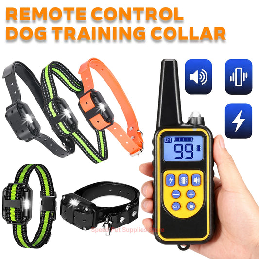 300M Electric Dog Training Collar Waterproof Pet Remote Control