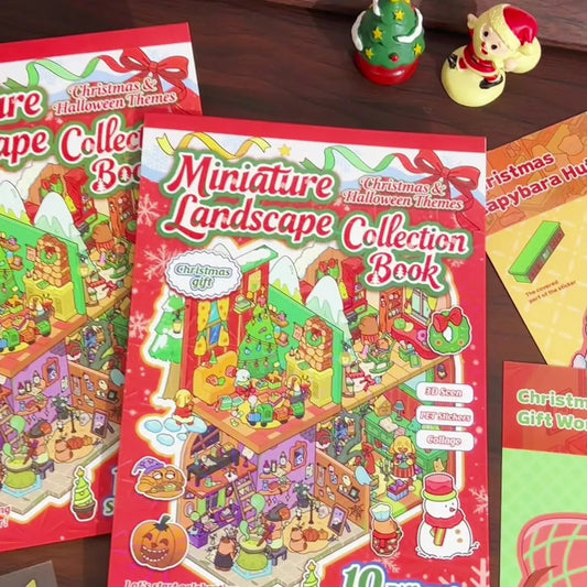 Kawaii Christmas Carnival 3D  Christmas&Halloween  Landscape Sticker