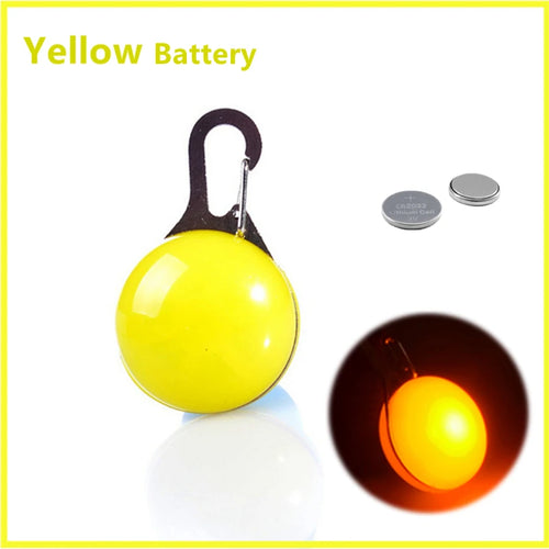 LED Glowing Pendant Flashlight Dog Cat Collar Pet Leads Glow