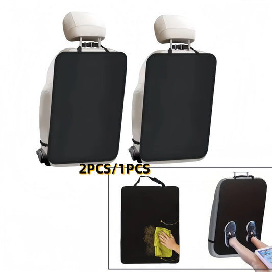 Universal Car Seat Kick Mat Protector 2PCS Waterproof Backseat Cover