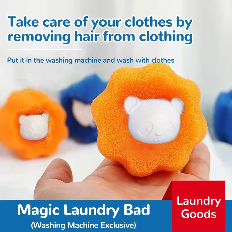 1/5/10PCS Laundry Ball Kit Reusable Washing Machine Hair Remover Ball
