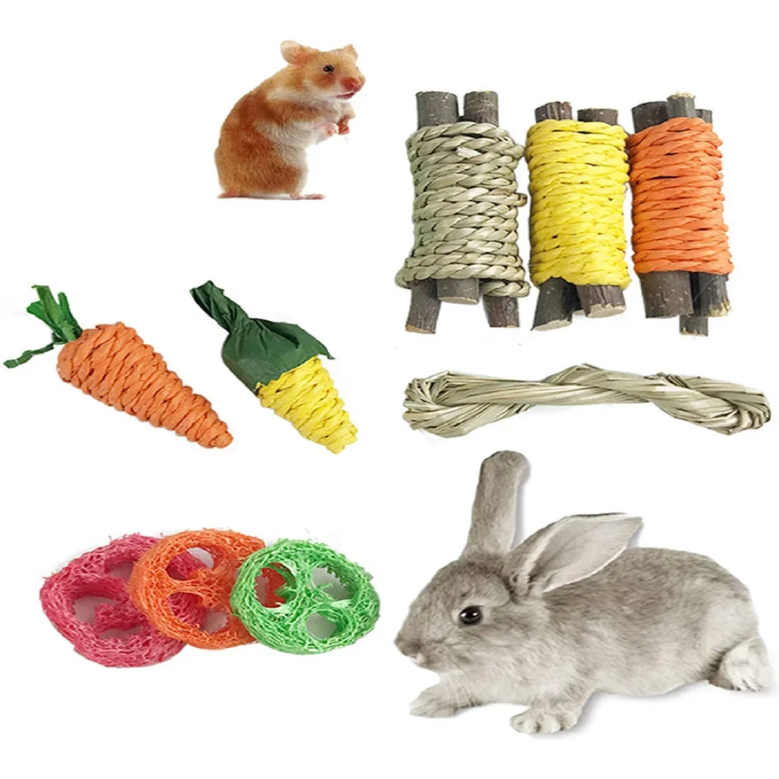 Pet Rabbit Guinea Pig Dragon Cat Fun Toy Hamster Rabbit Rabbit Tooth