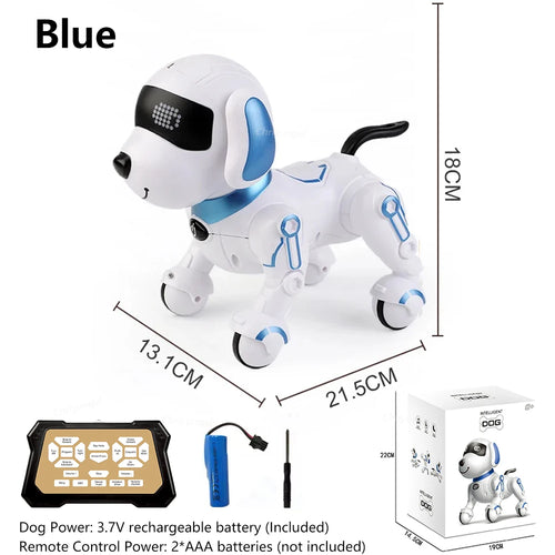 RC Robot Dog Electronic Stunt Pet Interactive Touch Programmable Smart