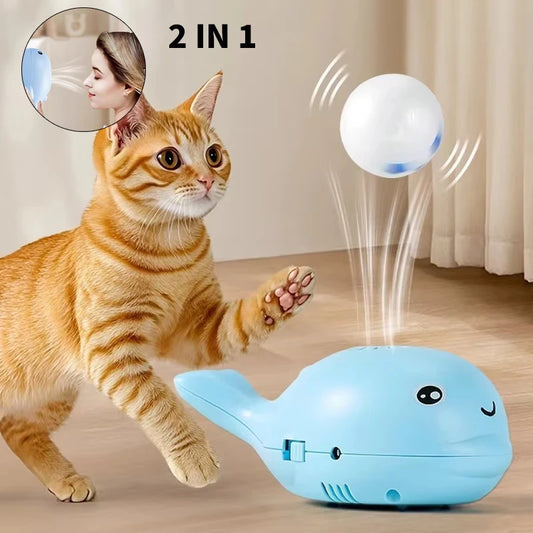 Cat Electric Toy Portable Floating Ball Cat Toys USB-powered Kitten