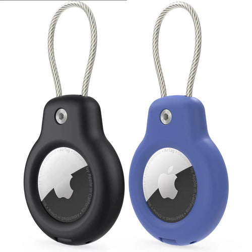 For Apple Airtag Case Hard Plastics Holder Anti-Loss Keychain With