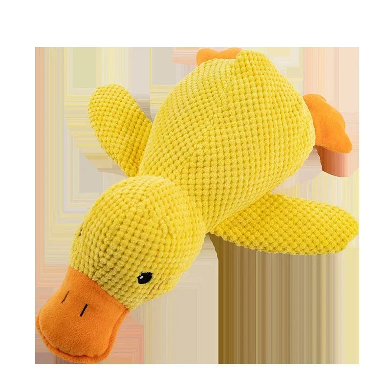 Dog Toy Plush Companion Sleeping Duck Bite Resistant Teeth Grinding