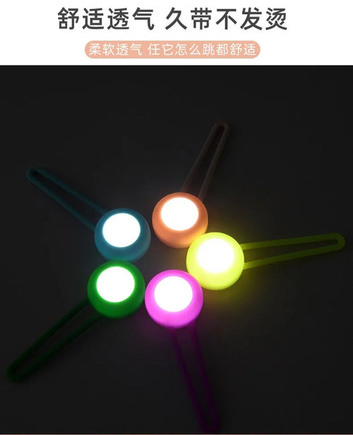 1pc Pet Luminous Pendant, Dog LED Walking Dog Night Silicone Hanging