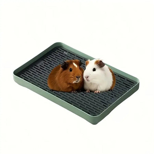 1pc Rabbit Litter Box Small Pet Toilet Tray Bunnie Corner Toilet Box