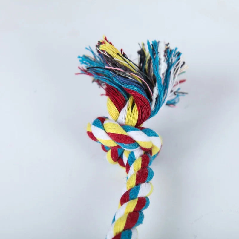 Dog Toy Pet Molar Bite-resistant Cotton Rope Knot for Small Dog Puppy